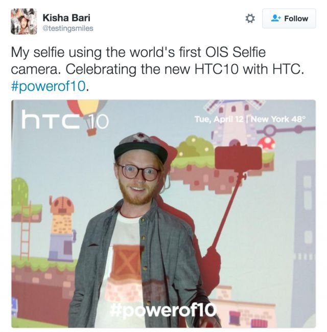 Фронтальная камера HTC 10 будет иметь OIS