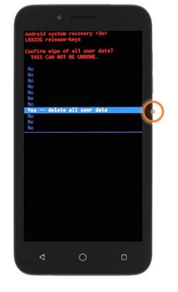 Хард ресет Alcatel One Touch 5036d: инструкция