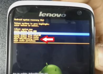 Хард ресет Lenovo S820: разблокировать смартфон