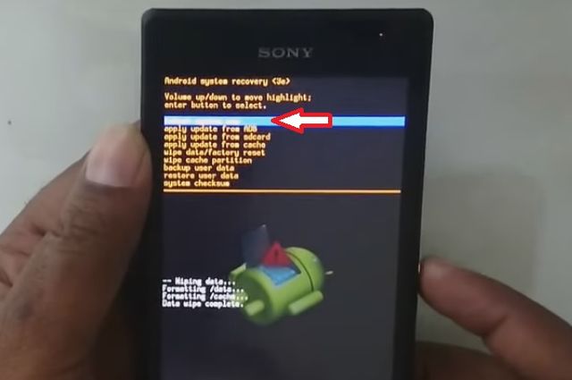 Sony C2105 хард ресет, если забыл пароль