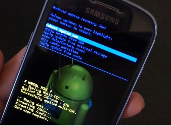 Сброс настроек Samsung Galaxy S3 Mini